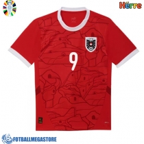 Fotballdrakt Herre Østerrike Marcel Sabitzer #9 Hjemmedrakt EM 2024 Kortermet